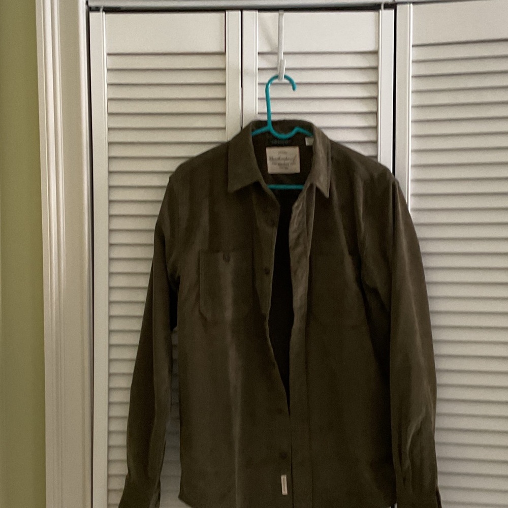 Weatherproof Olive Casual Button Down Shirt